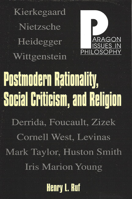 Postmodern Rationality, Social Criticism, and Religion