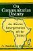 On Communitarian Divinity: An African Interpretation of the Trinity